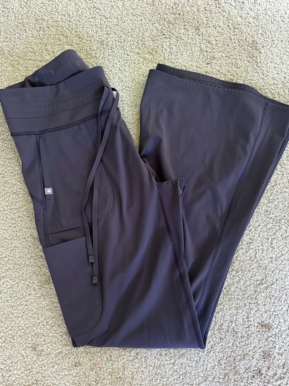 FIGS Charcoal Yoga Drawstring Performance Scrub Joggers- SIZE XL